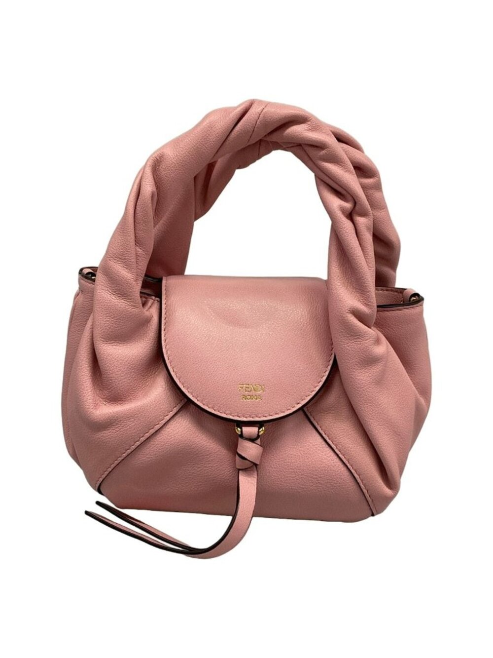 Fendi Handbag Spy Bag Mini Light Pink Leather